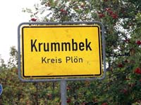 Krummbek Village Sign